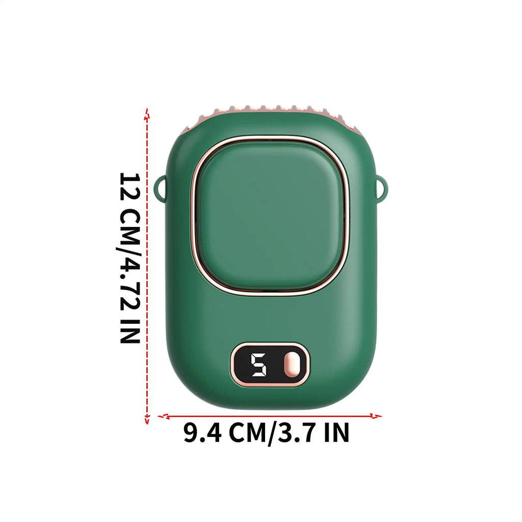 Waist Clip Fan 5 Speed Silent Bladeless Portable Rechargeable Mini