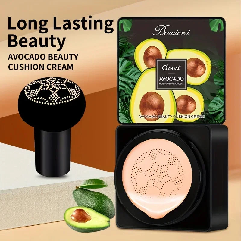 Avocado Mushroom Head Air Cushion CC Cream Moisturizing Long Lasting