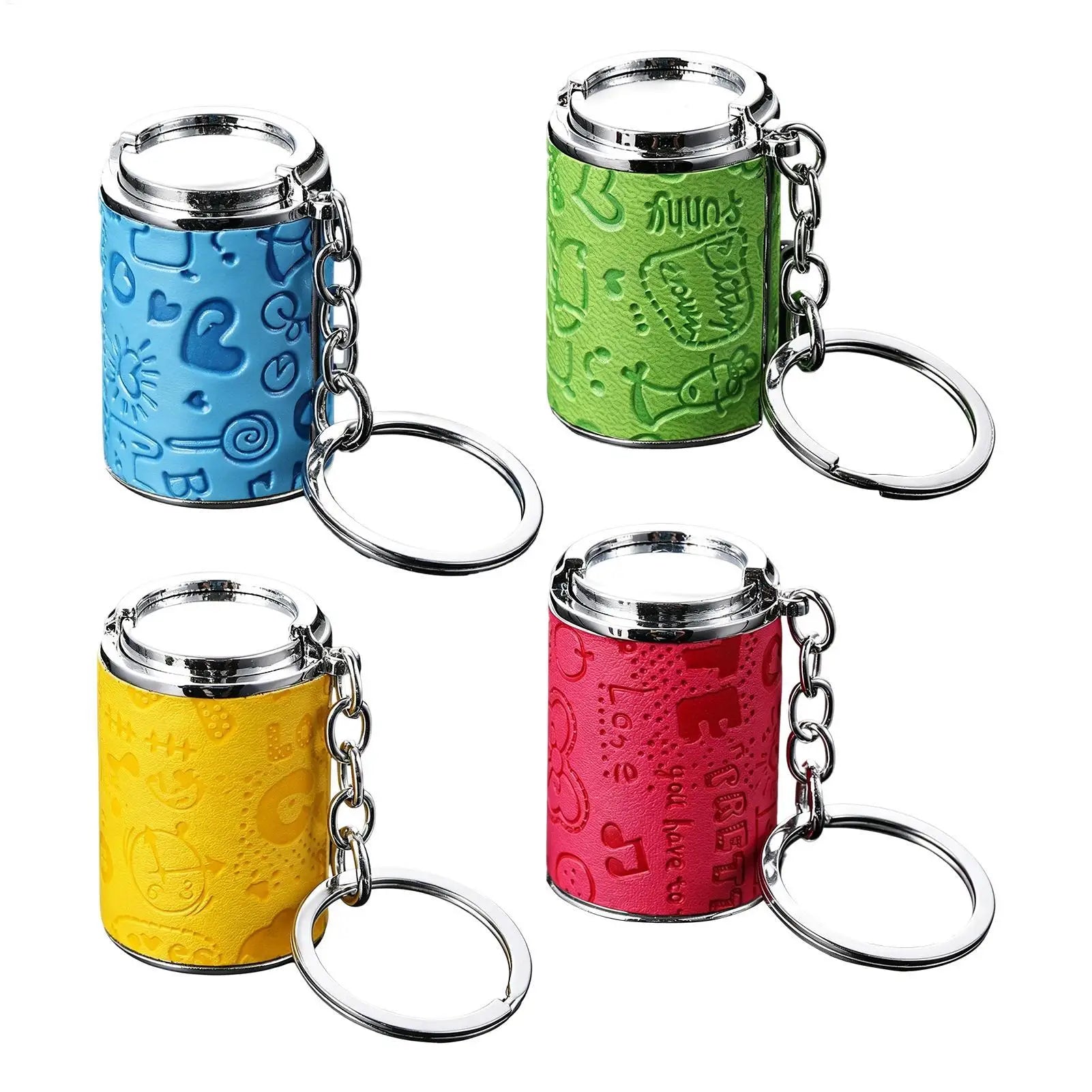 Mini Coin Holder Keychain 2-in-1 Portable Loose Change Storage