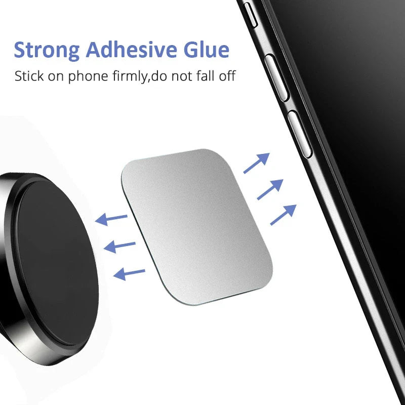 Magnetic Metal Plate Car Phone Holder Universal Iron Sheet Disk