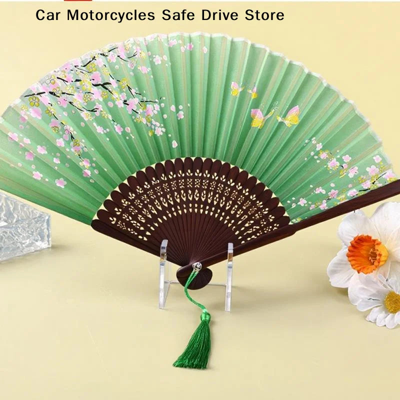 Hand Fan Display Stand Bracket Clear Acrylic Holder Storage Support