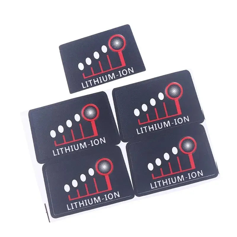 Black For M18 Lithium Battery LED Power Display Stickers LED Key Label For 18V 48-11-1815 Li-ion Battery Pack Zpaxo