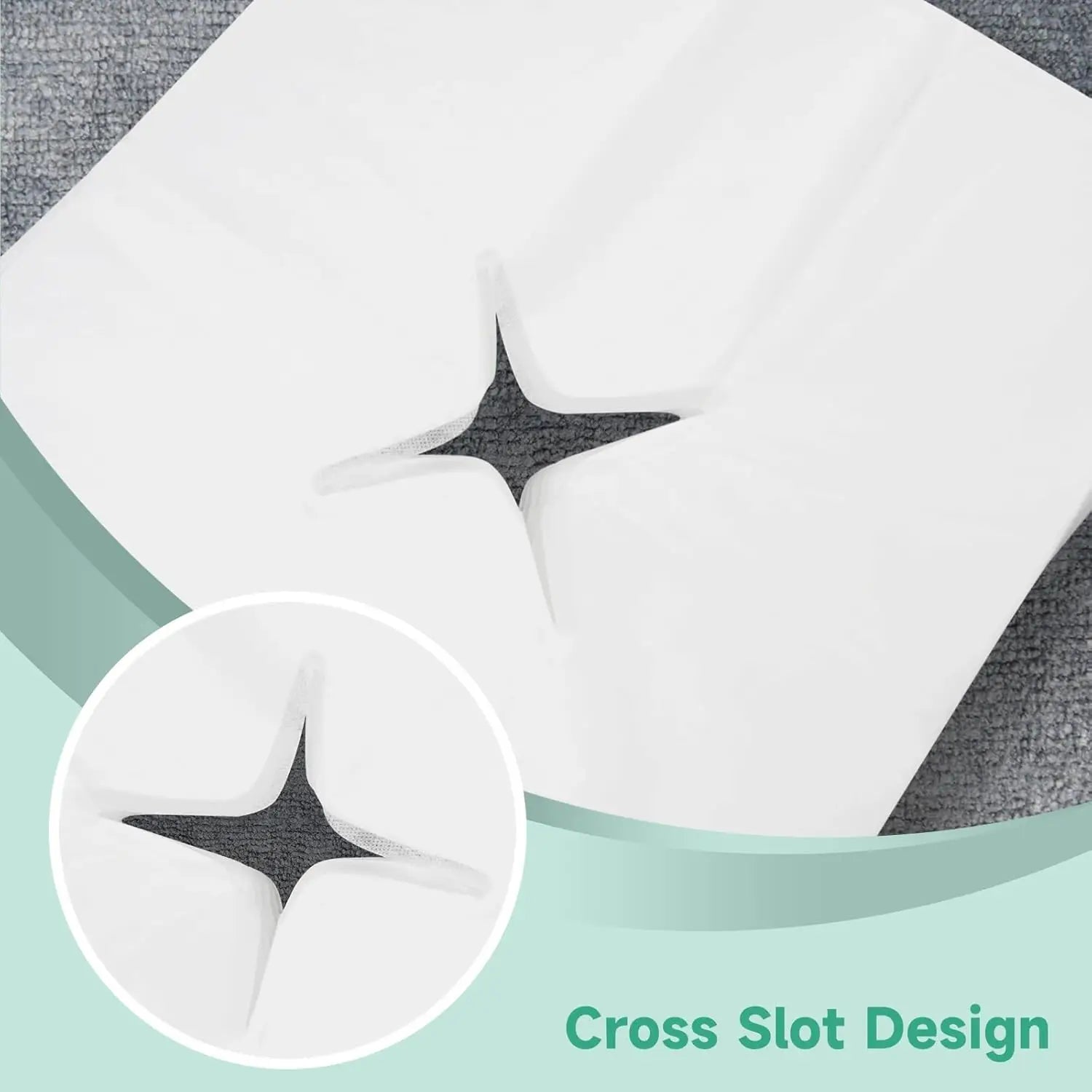 Disposable Face Cradle Covers – Soft Non-Woven Massage Bed Sheets