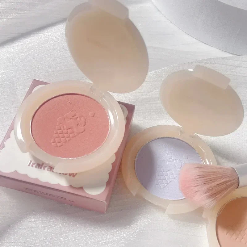 Monochrome Blush Face Mineral Pigment Peach Orange Nude Pink Blue Zpaxo