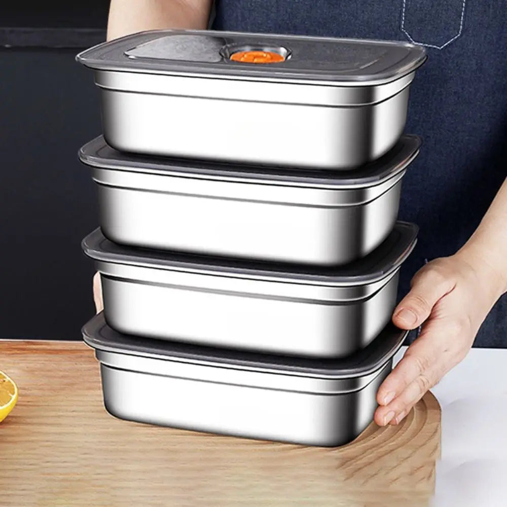 316 Stainless Steel Leak-Proof Bento Lunch Box | 500ml–3000ml Bento Lunch Box Zpaxo