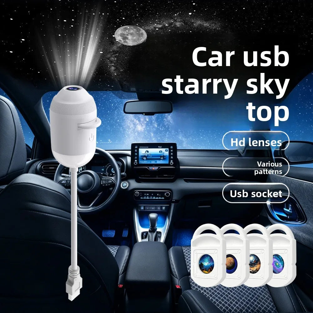 USB Starry Sky Projection Night Light Car Bedroom Create Romantic