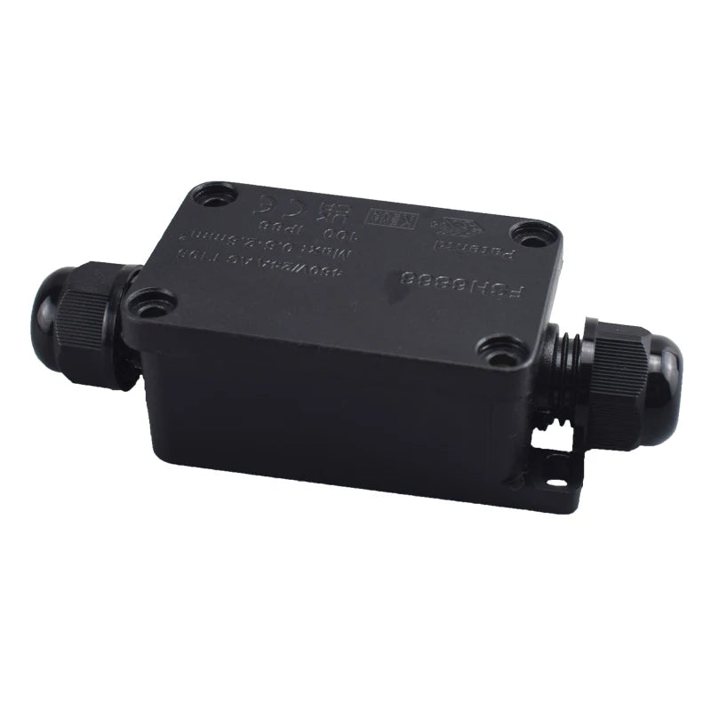 IP66 Waterproof Junction Box 2 Way 3 Cable Connector Sealed Retardant