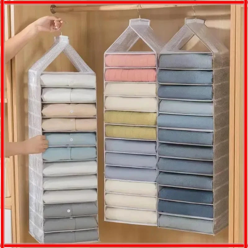 Hanging Closet Organizer Bag – Wardrobe Storage for Clothes Hanging Closet Organizer Zpaxo