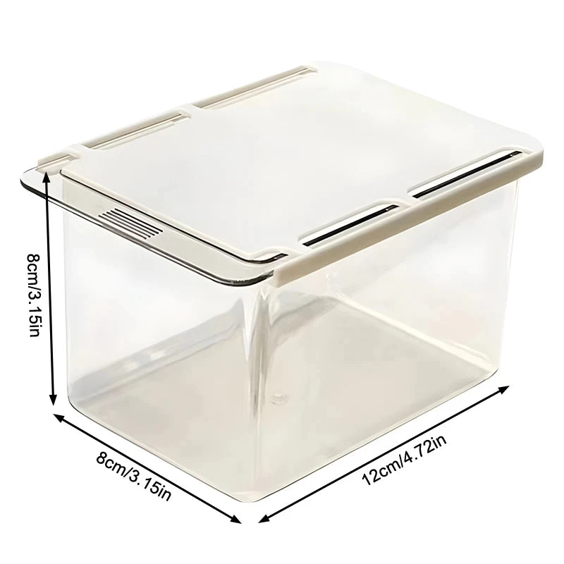 Transparent Pull-Out Drawer Storage Box – Bathroom Organizer