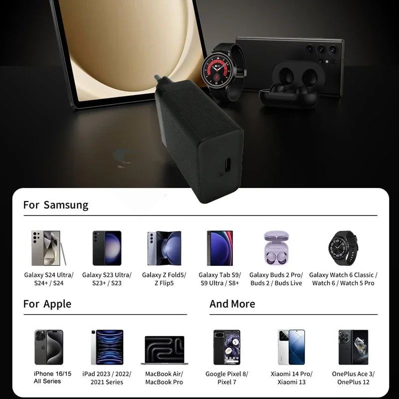 UYUXIO USB C Mobile Phone Charger PD 45W Fast Charge Turbo Wall