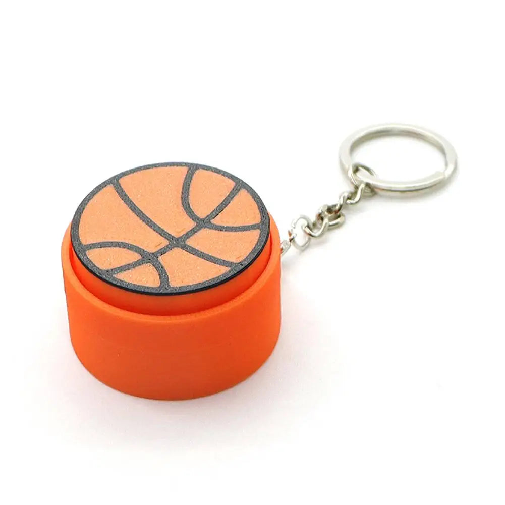 Sports Ball Keychain – Football, Basketball & Baseball Design Sports Keychain Zpaxo basketball