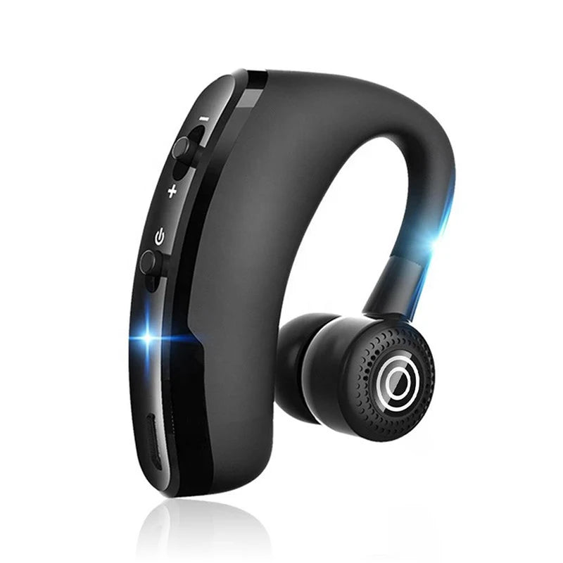 V9 Business Bluetooth Earphones Wireless Stereo HD Mic Headphones