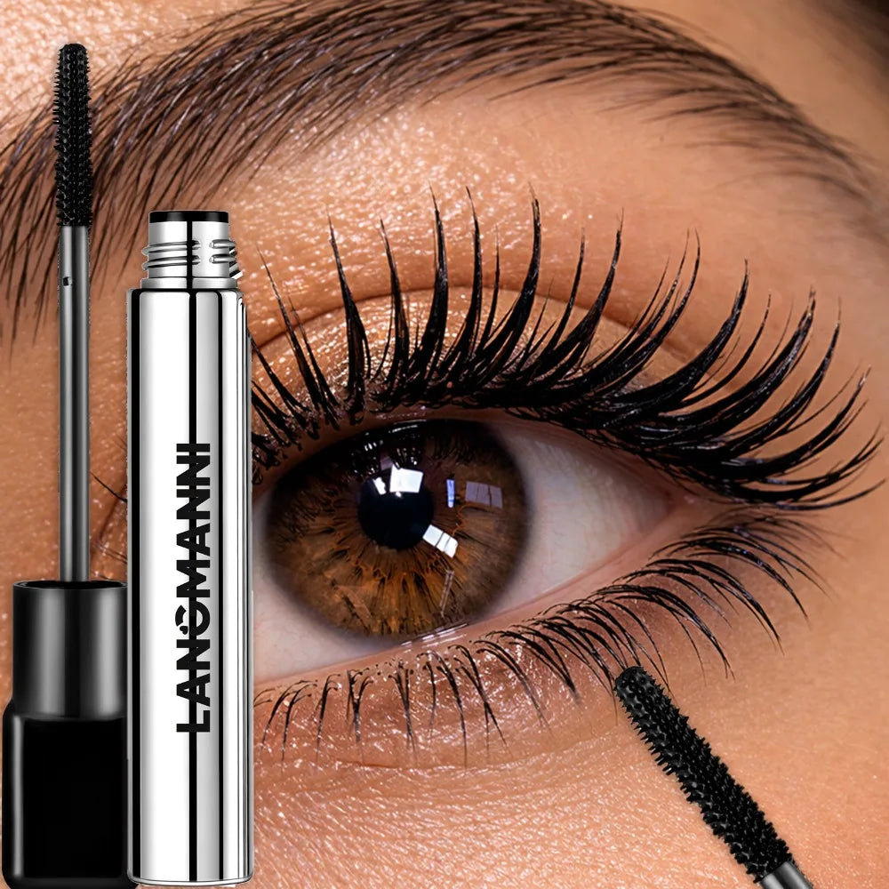 Non-Smudge 8 Color Mascara Water-Resistant Curl & Length All-Day Wear Natural Volumizing Lengthening Mascara Cosmetic Beauty Zpaxo 08 Black