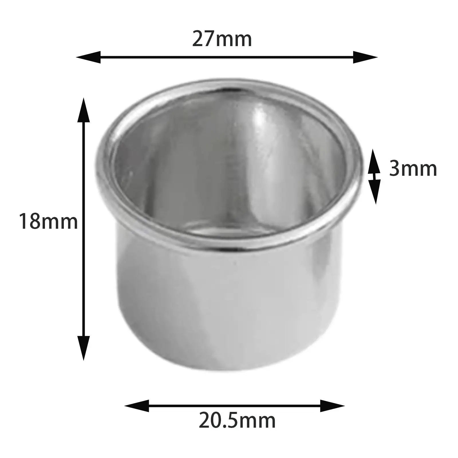 20-Pack Metal Tealight Candle Cups – Tabletop Candelabra Set Tealight Candle Holders Zpaxo