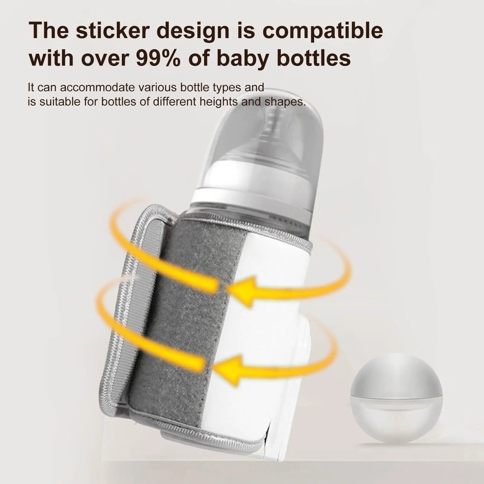 USB Milk Bottle Warmer Baby Heater Smart Constant Temp Fast Warming