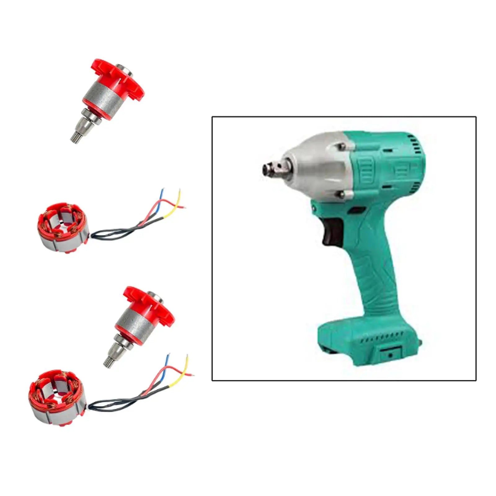 Rotor Stator Brushless Electric Wrench Professional High Tools Motor Assembly Zpaxo