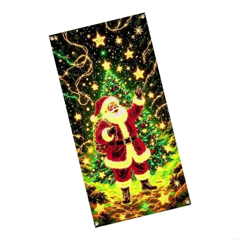 Fluorescent Holiday Door Hanging Efficient Decoration Safe Materials