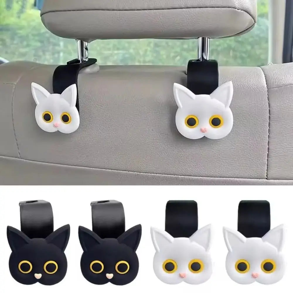 Bag 3D Animal Cute Car Seat Headrest Hooks Creative Universal Back Zpaxo