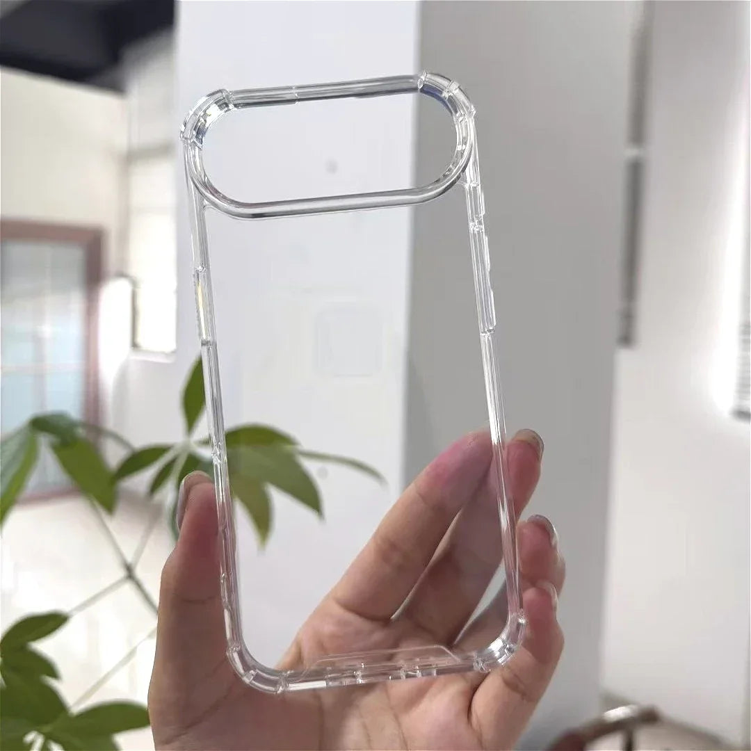 Suitable Apple 17 Max Four Corner Anti Drop Transparent Protective Zpaxo Plastic For iphone 17 Air