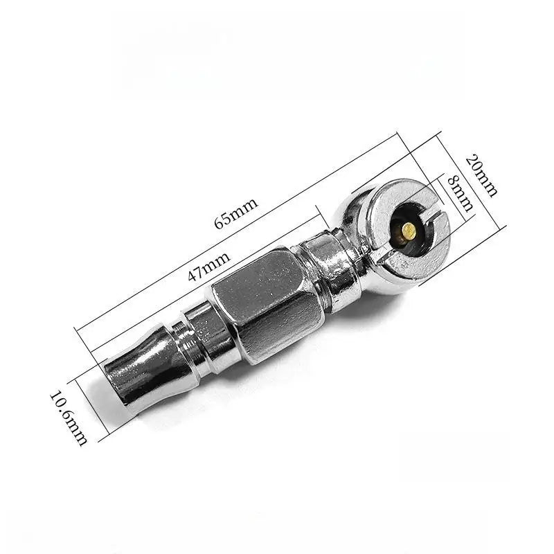 Tire Inflator Adapter Single/Double Head Quick Connect Nozzle