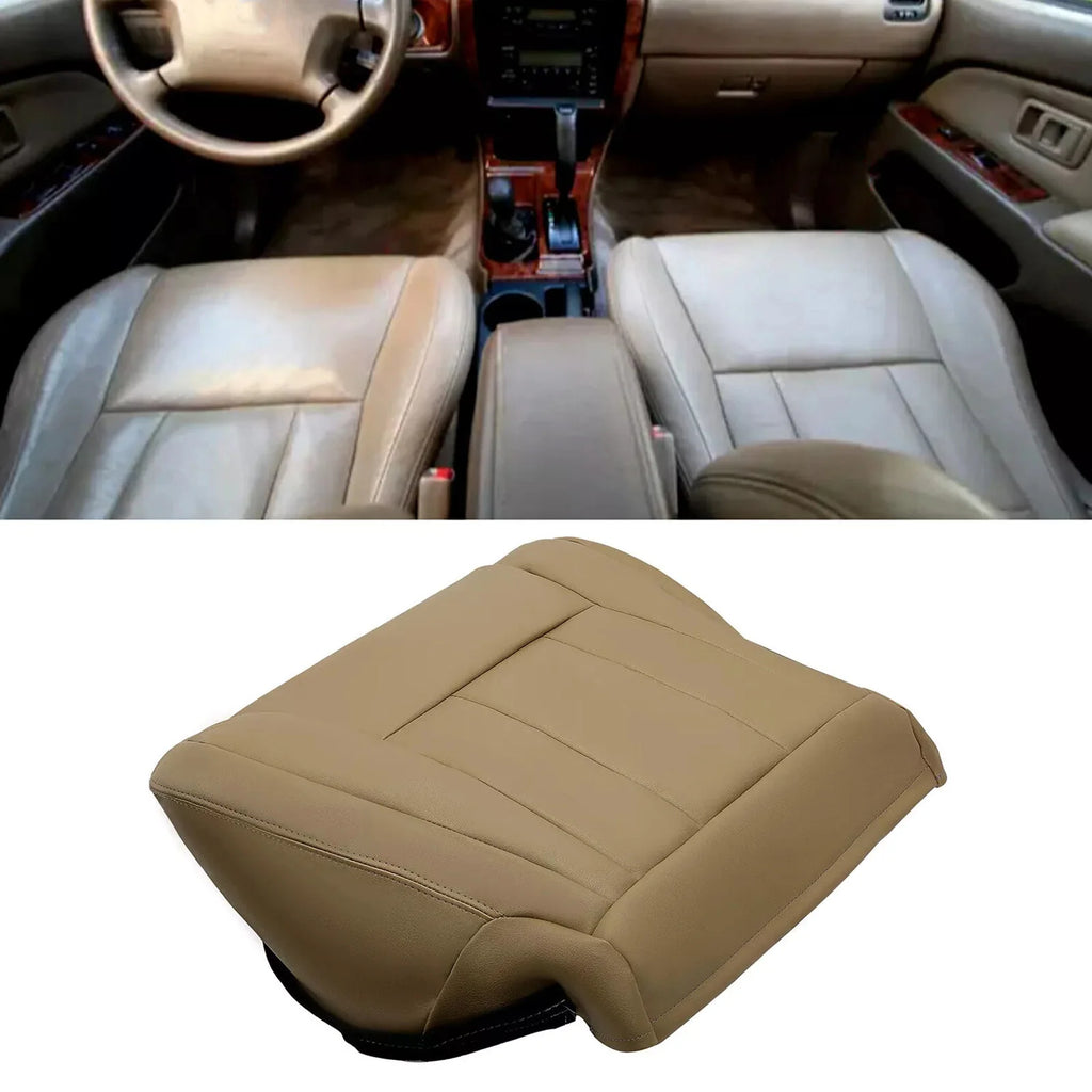 Car Driver Passenger Bottom Leather Seat Cover Trim Replacement