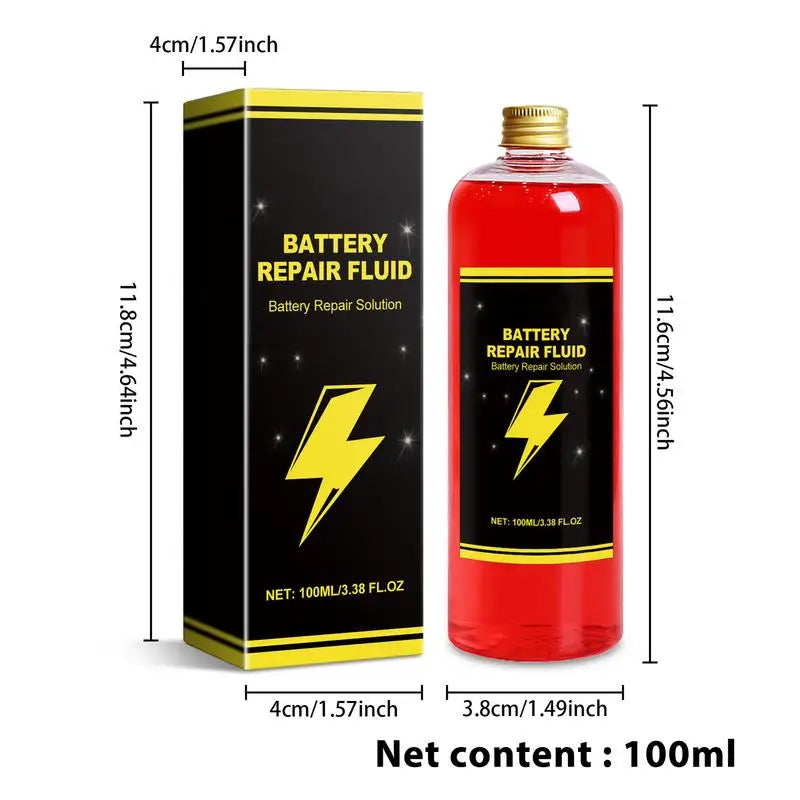 Battery Repair Fluid Car Safe Restore Liquid Efficient Extends Life