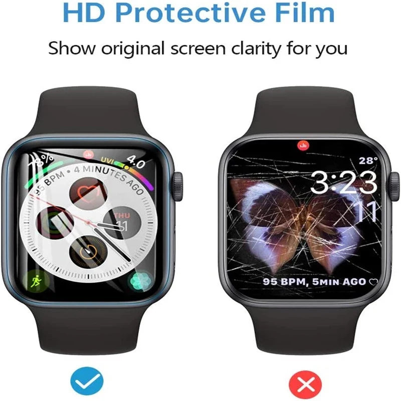 1-5pcs Soft Hydrogel Protective Film For Apple Watch Ultra 9 8 7 6 SE 5 4 3 For iwatch series 49mm 45mm 41mm 44mm 40mm 42mm 38mm Zpaxo