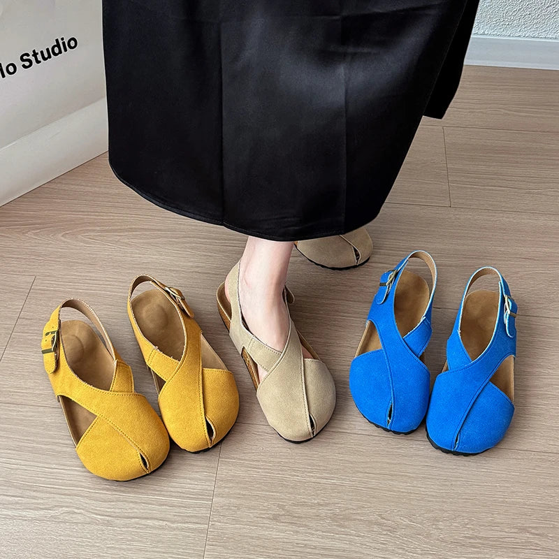 Women's Sandals Flat Low Heeled Sneaker Casual Gladiator Barefoot