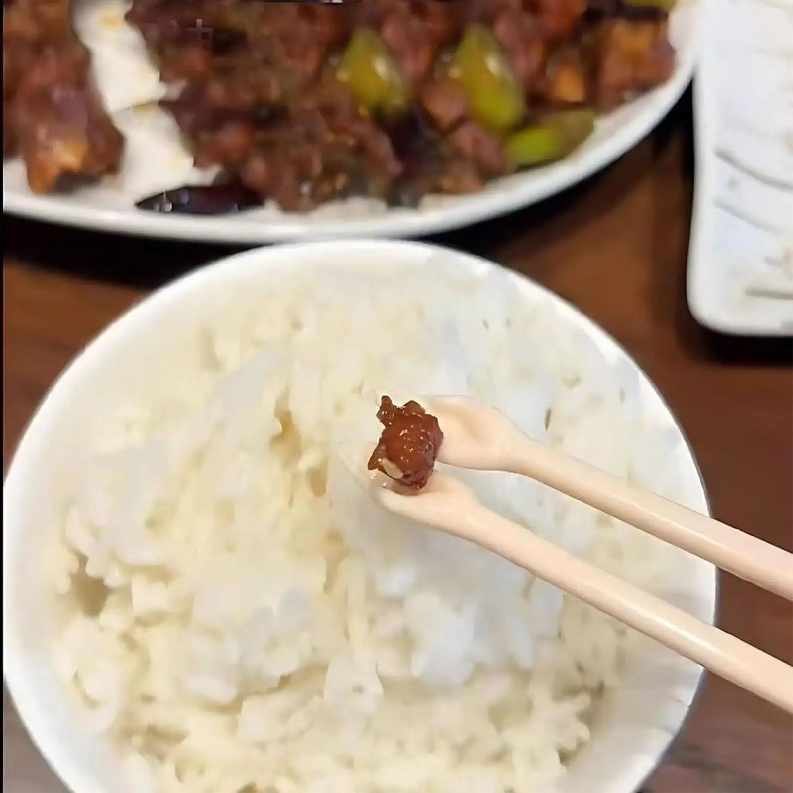 Hand Chopsticks Cute Little Adults Chop Sticks Tableware Friends