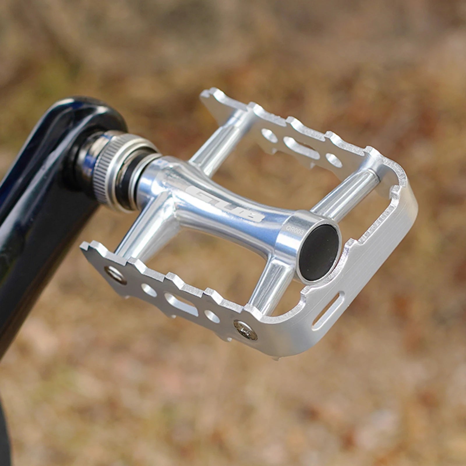 Aluminum Alloy Bicycle Pedal Triple Bearings Anti-slip High-grip