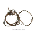 8 2ft Simulation Plastic Barbwire Chain Halloween Decoration Horror