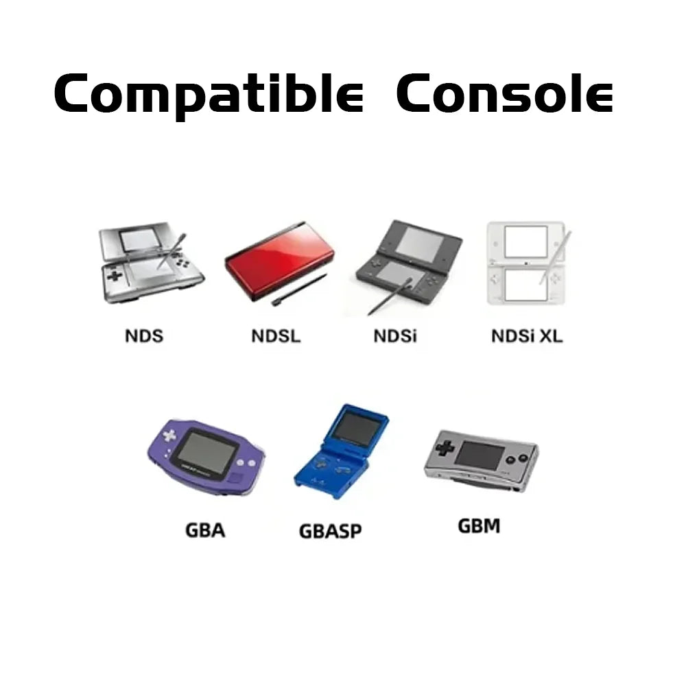 5000 in 1 Retro Games Cartridge New SCFW V2.0 GBA Flash Card with 8G TF Card RTC Flash for GBA/GBA SP/NDS Handheld Game Console Zpaxo