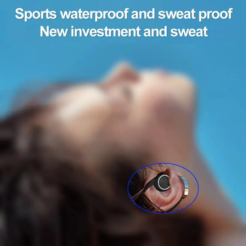 Wireless Ear Hanging Bluetooth 5 2 Earphones Sports Fitness Music