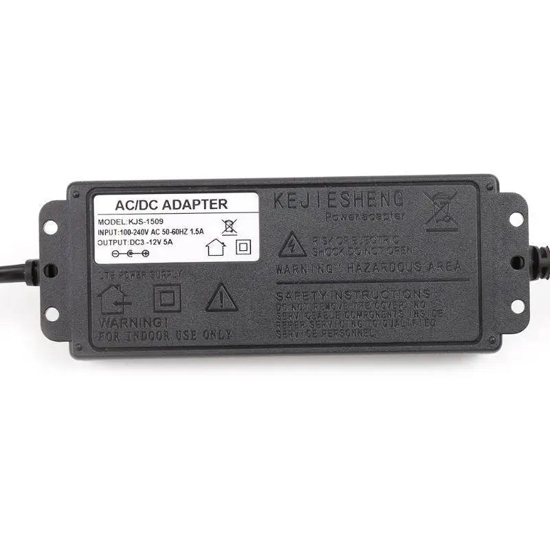 652F Adjustable Power Adapter Digital Display Screen 3V-12V 5A EU Plug Zpaxo