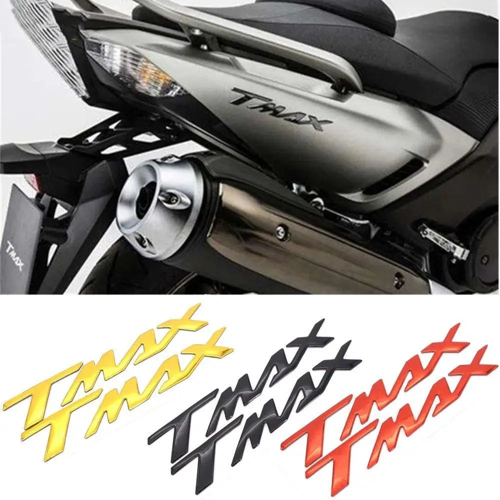 Accessorise Tank Body 3D Emblem Badge Motorcycle Stickers Decals Tmax Zpaxo