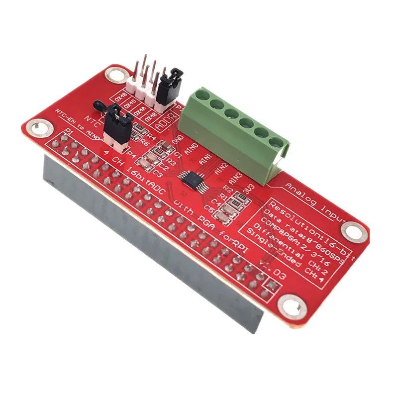 Compatible Raspberry Pi 3 2 B+ADS1115-ADC Module SUNLEPHANT Zpaxo