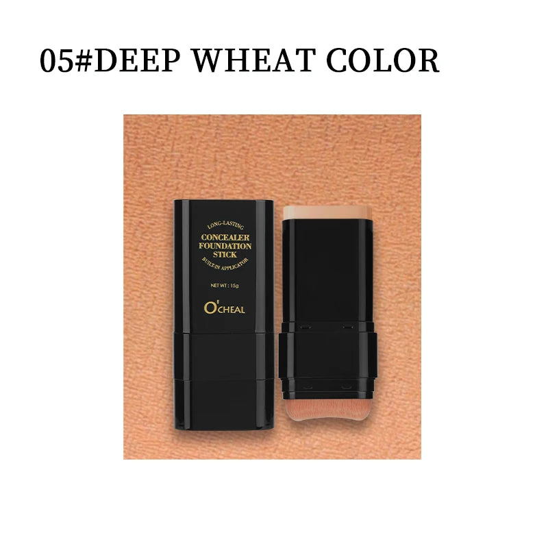 Waterproof Rotating Foundation Stick Long-lasting Makeup Lightweight