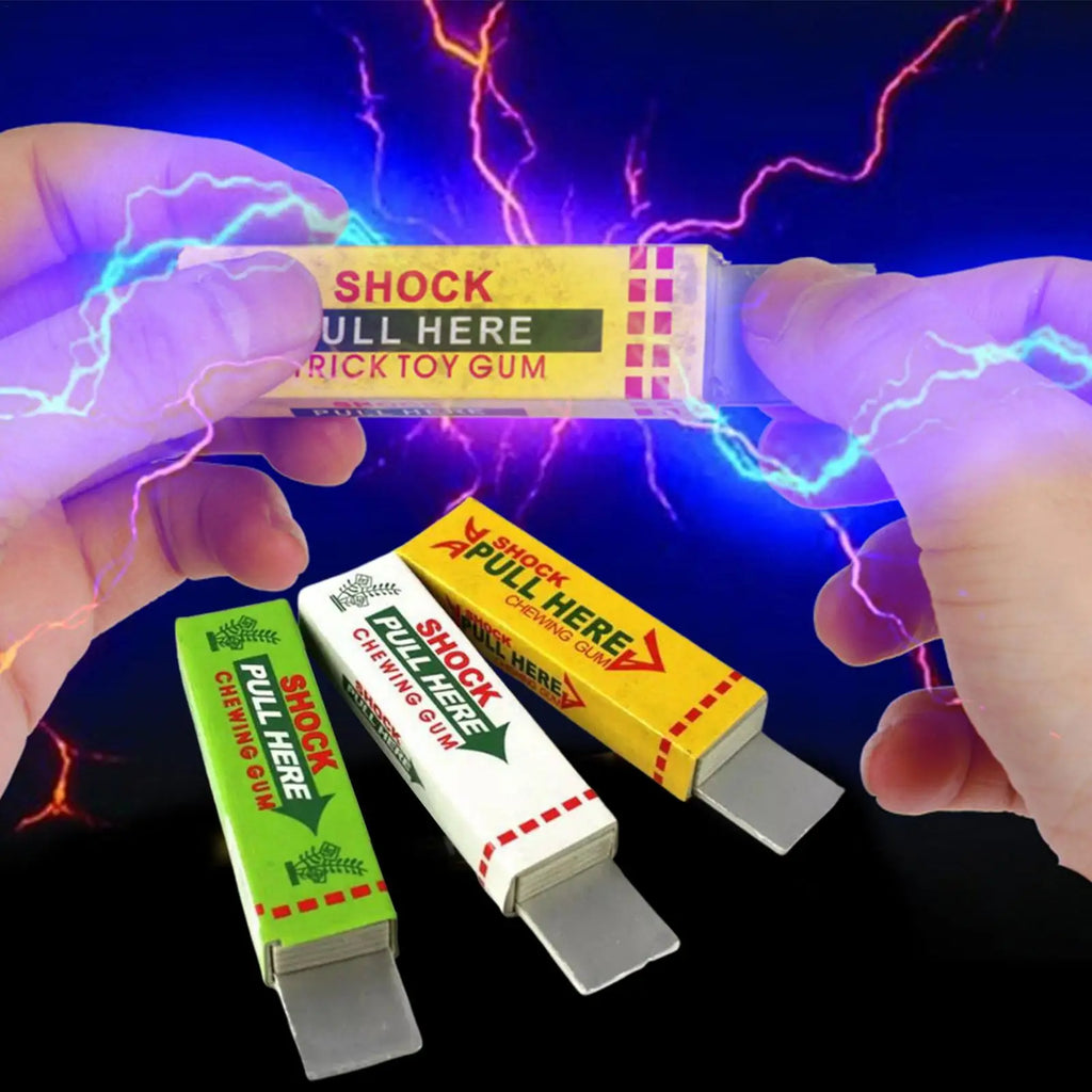 Electric Shock Chewing Gum Magic Prank Toy Street Jokes Easy Comedy