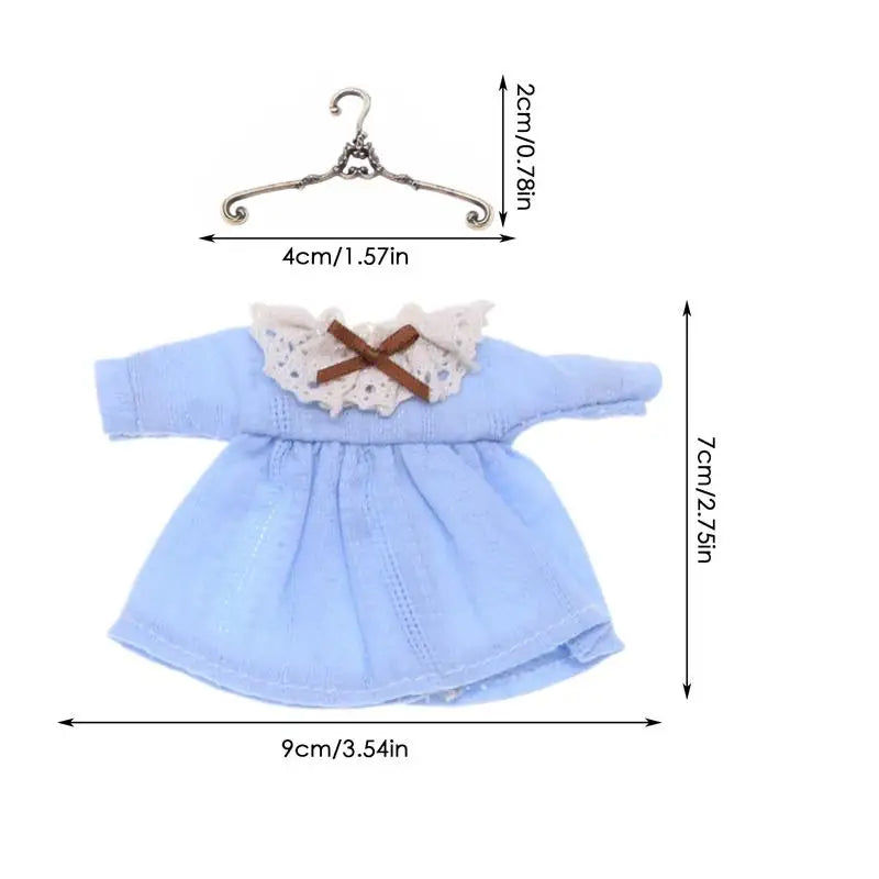 Clothes For Dolls Cartoon Doll Clothes Miniature House Dress Outfit Small Cartoon Plush Toy Clothing For Kids Boys Girls Zpaxo
