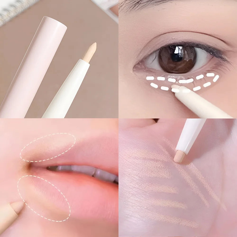 3 Face Eye Concealer Pen Natural Perfect Contour Water-based Soft Lip Zpaxo