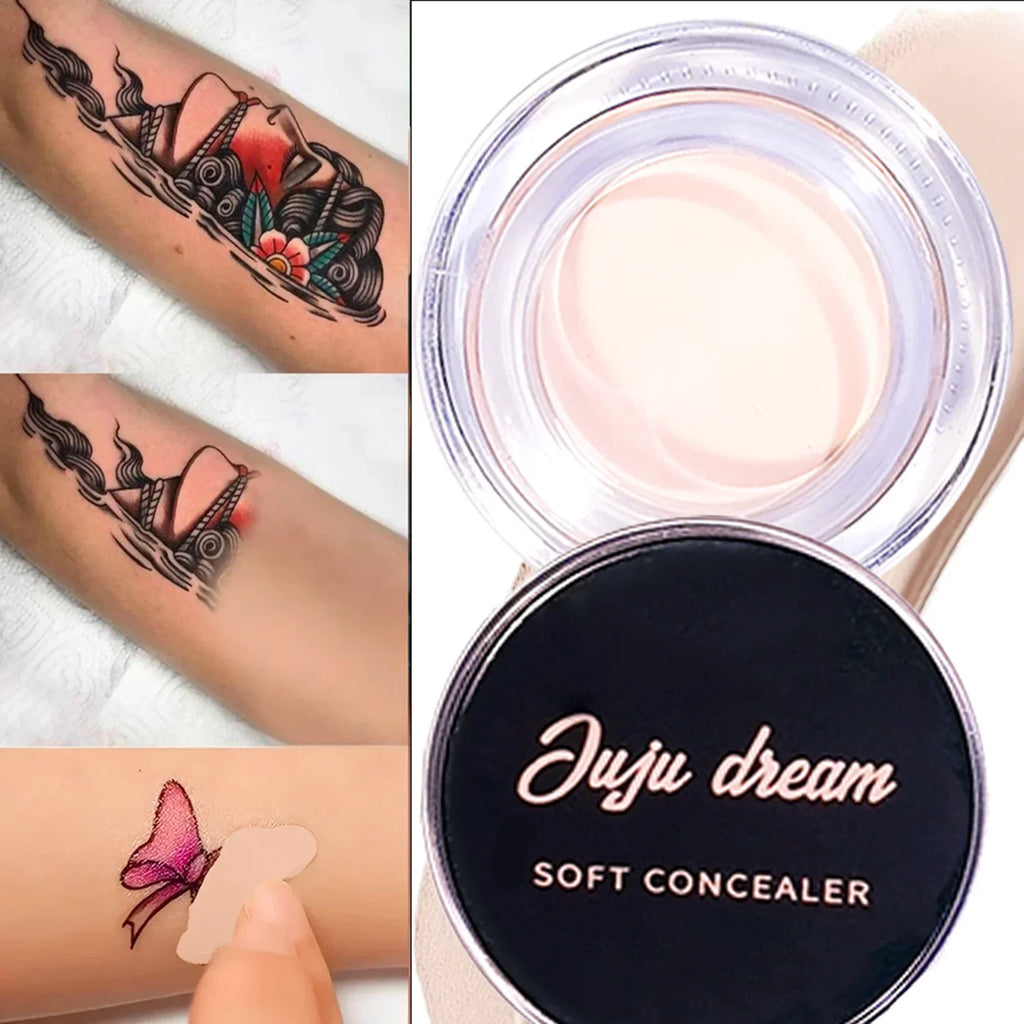 Full Coverage Waterproof Concealer – Hides Tattoos, Scars & Blemishes, Natural Matte Foundation for All Skin Tones, Long-Lasting Zpaxo