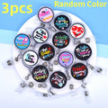Cute Nurse Badge Reel with Alligator Clip | 1/3/5 Pack ID Holder