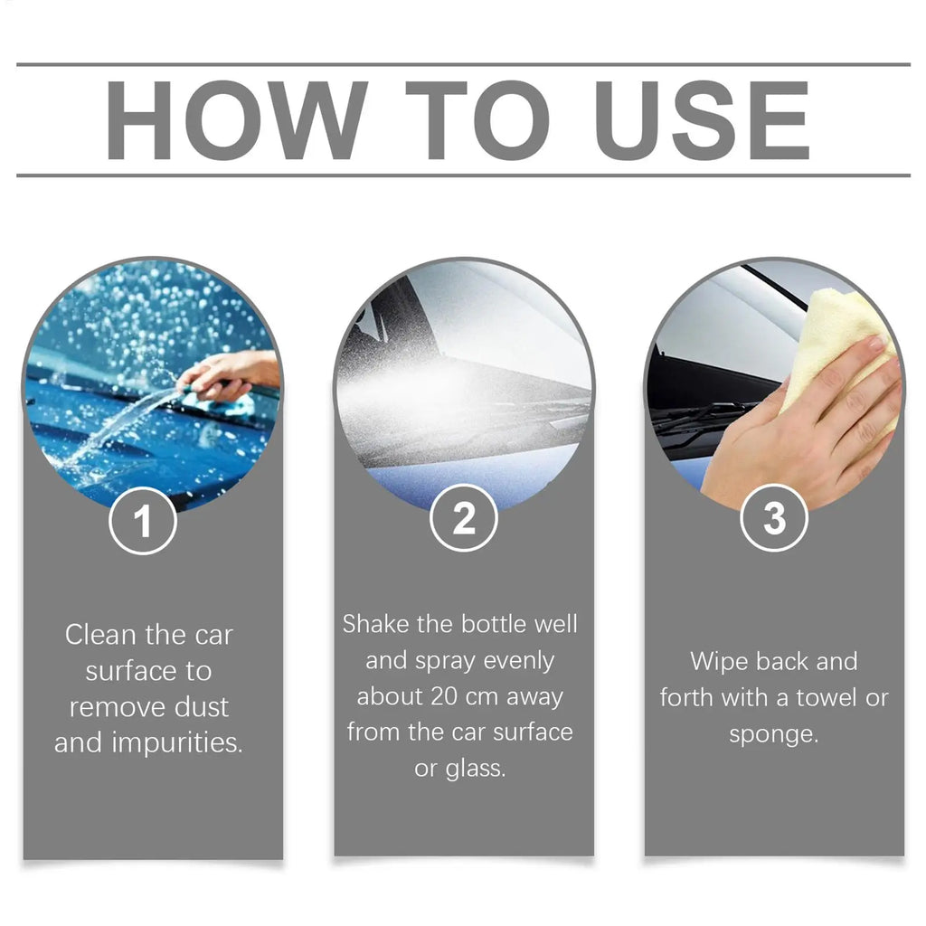 Nano Car Spray Quick Ceramic Coating Liquid Polishing Wax Renewal