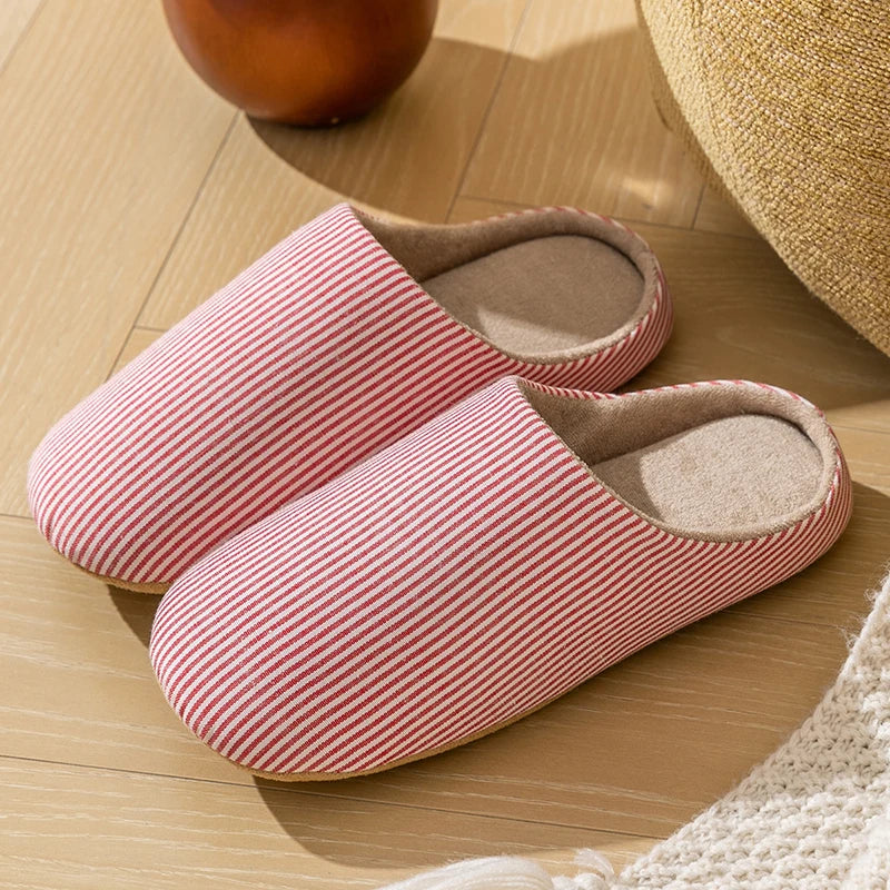 Minimalist Solid Women's Slippers Home Lightweight Soft Sole Indoor Zpaxo Pink 36-37