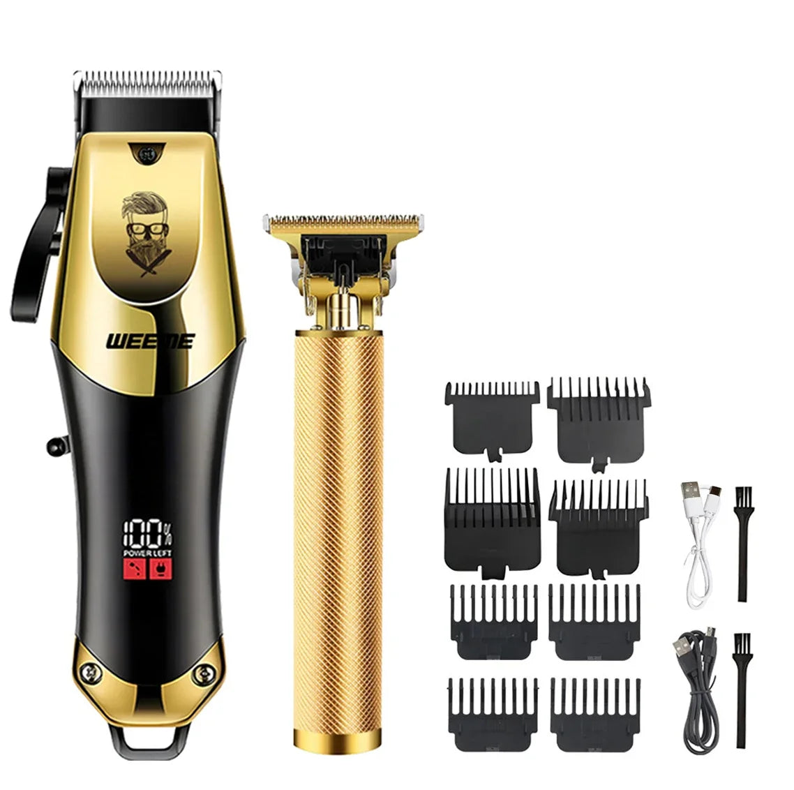 USB Rechargeable Cordless Hair Clipper & Beard Trimmer for Men Hair Clipper Trimmer Zpaxo 810-JW