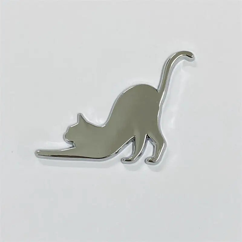 Cute 3D Metal Cat Sticker Personalized Car Emblem Originality Body Zpaxo A9