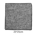 5PCS Cleaning Cloth Fiber Thickened Dishcloths High Absorbent Scouring Kitchen Washing Dish Rags Household Wipe Towels Zpaxo Gray