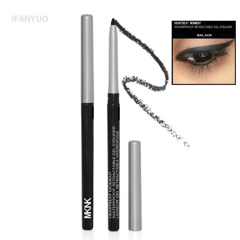 Waterproof Black Eyeliner Pencil Smooth Smudge-proof Long-lasting