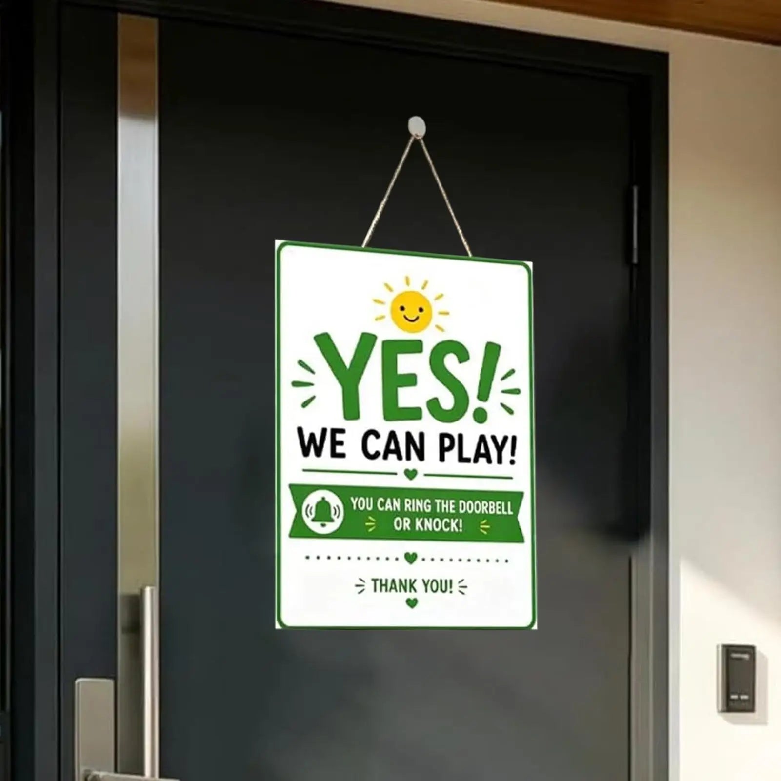 Door Signs Lightweight Metal Summer Quiet Time Sign Indoor Outdoor