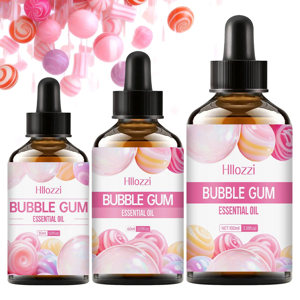BUBBLE GUM ESSENTIAL OIL a high-quality moisturizing nourishing massage oil with a refreshing scent, suitable for all skin types Zpaxo